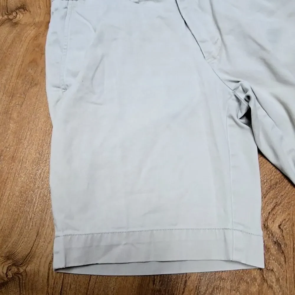 Polo Ralph Lauren Mens Chino Shorts Light Gray 100% Cotton Size 30